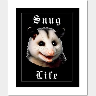 Snug life possum Posters and Art